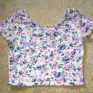 H&M Floral Crop Top